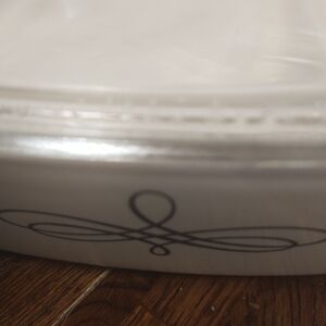 Elegant White Ceramic Dish